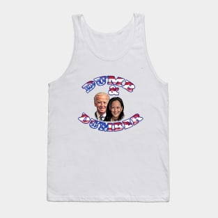 Biden and Harris Dumb and Dumber Comical Design Tank Top